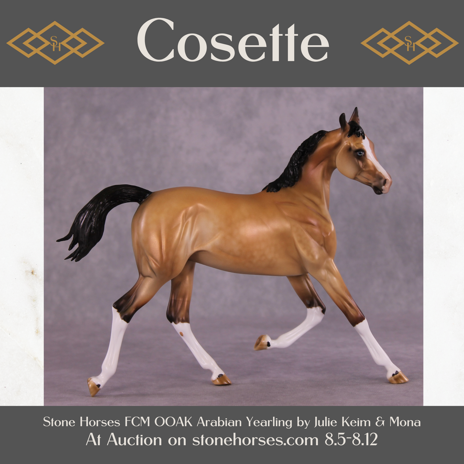 Cosette OOAK FCM Arabian Yearling by Julie Keim Best Offer 08/12/25