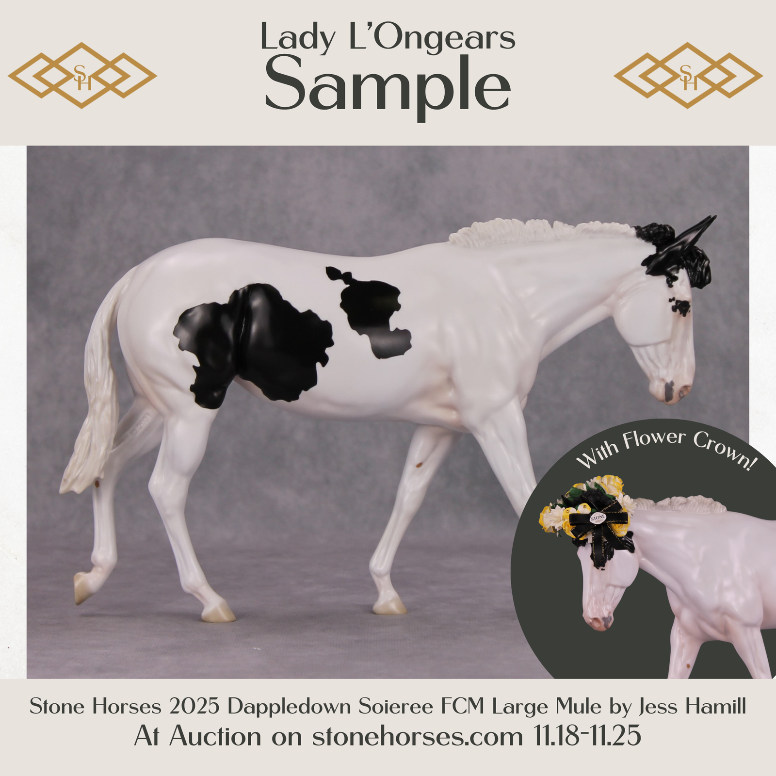 SAMPLE Lady L'Ongears FCM Large Mule by Jess Hamill 11/25/2025 SS1125
