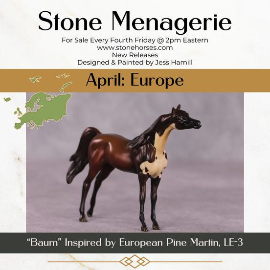 "Baum" LE-3 Arabian Chip by Jess Hamill - Menagerie Series
