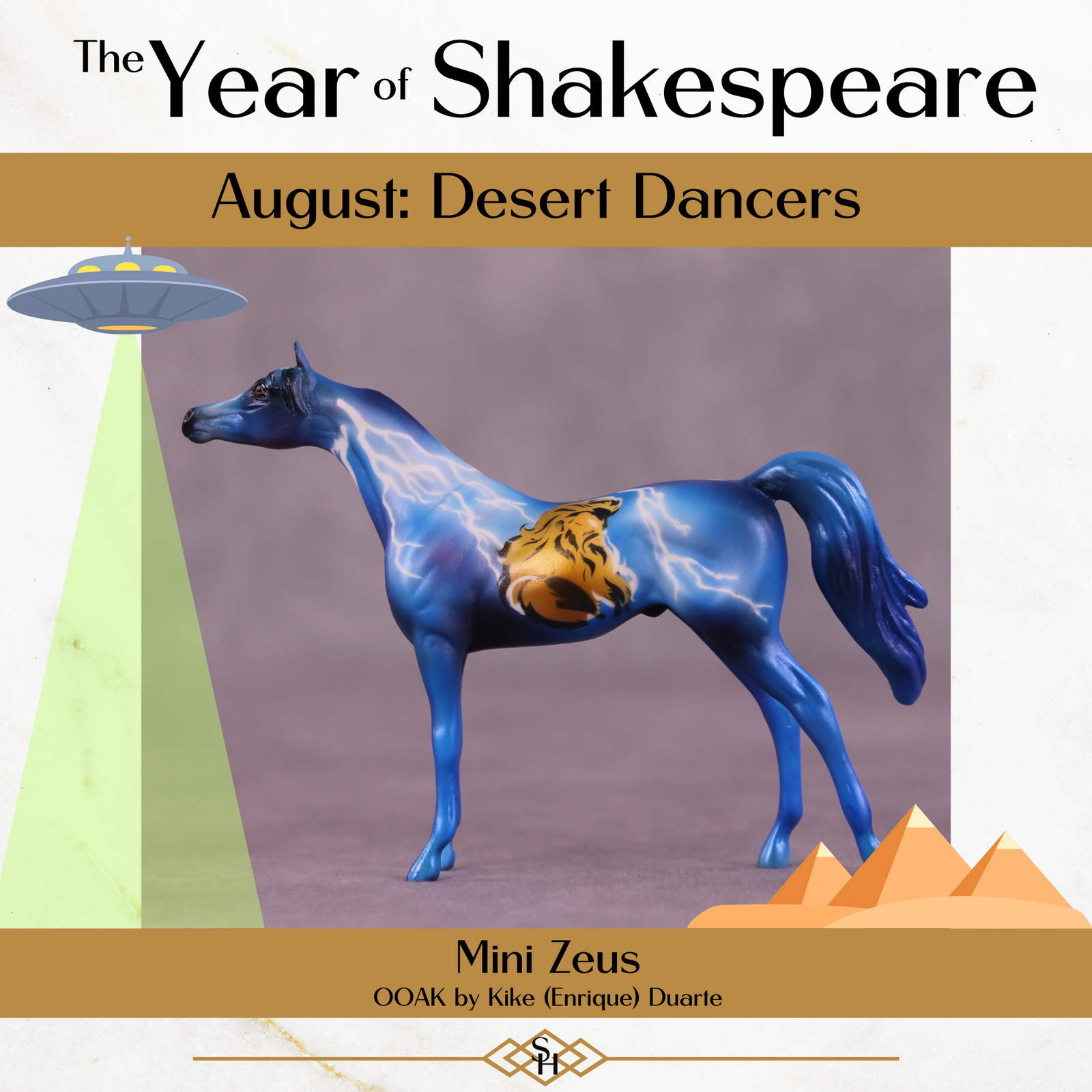 Mini Zeus OOAK Chip Arabian by Kike (Enrique) Duarte CL25