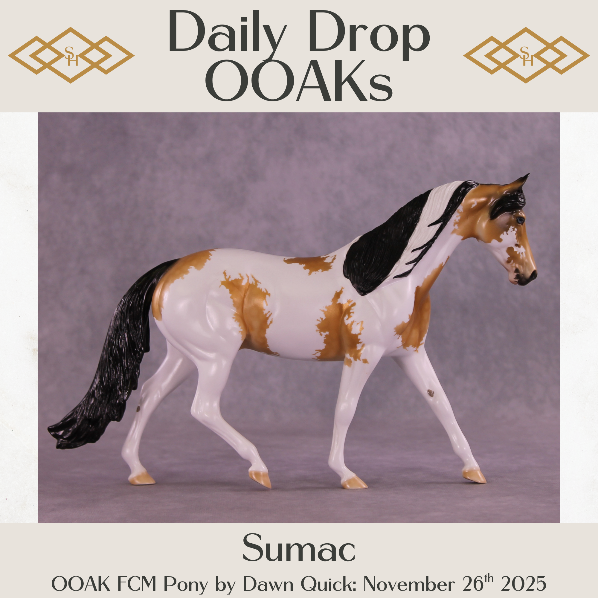 Sumac OOAK FCM Pony by Dawn Quick DDOOAKs25