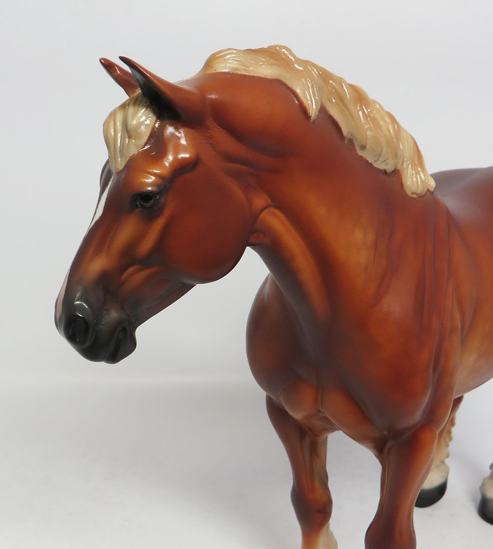 ANNALEE-OOAK DEEP CHESTNUT BUNNY MODEL HORSE BY SHERYL LEISURE 12-19-17