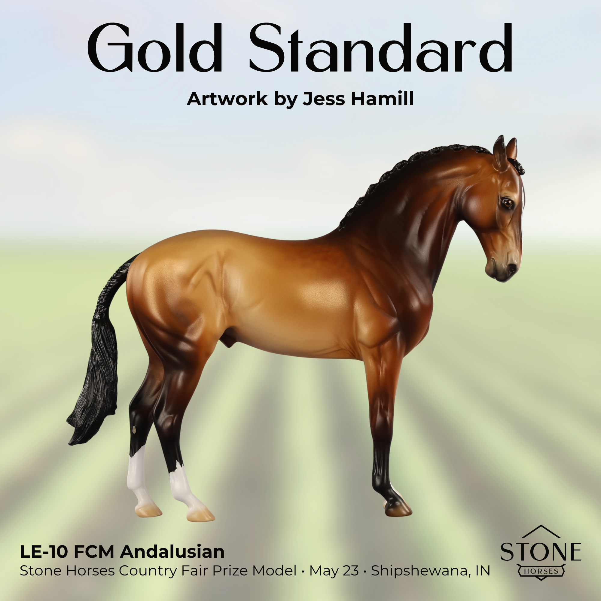 Gold Standard Prize Model LE-10 FCM Andalusian by Jess Hamill SHCF26