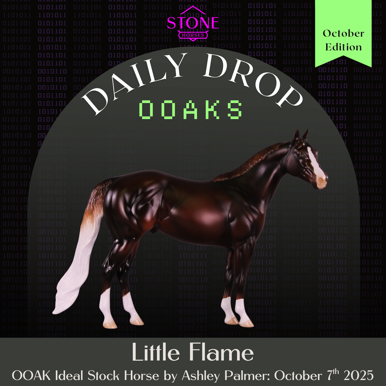Little Flame OOAK Ideal Stock Horse by Ashley Palmer DDOOAKs25