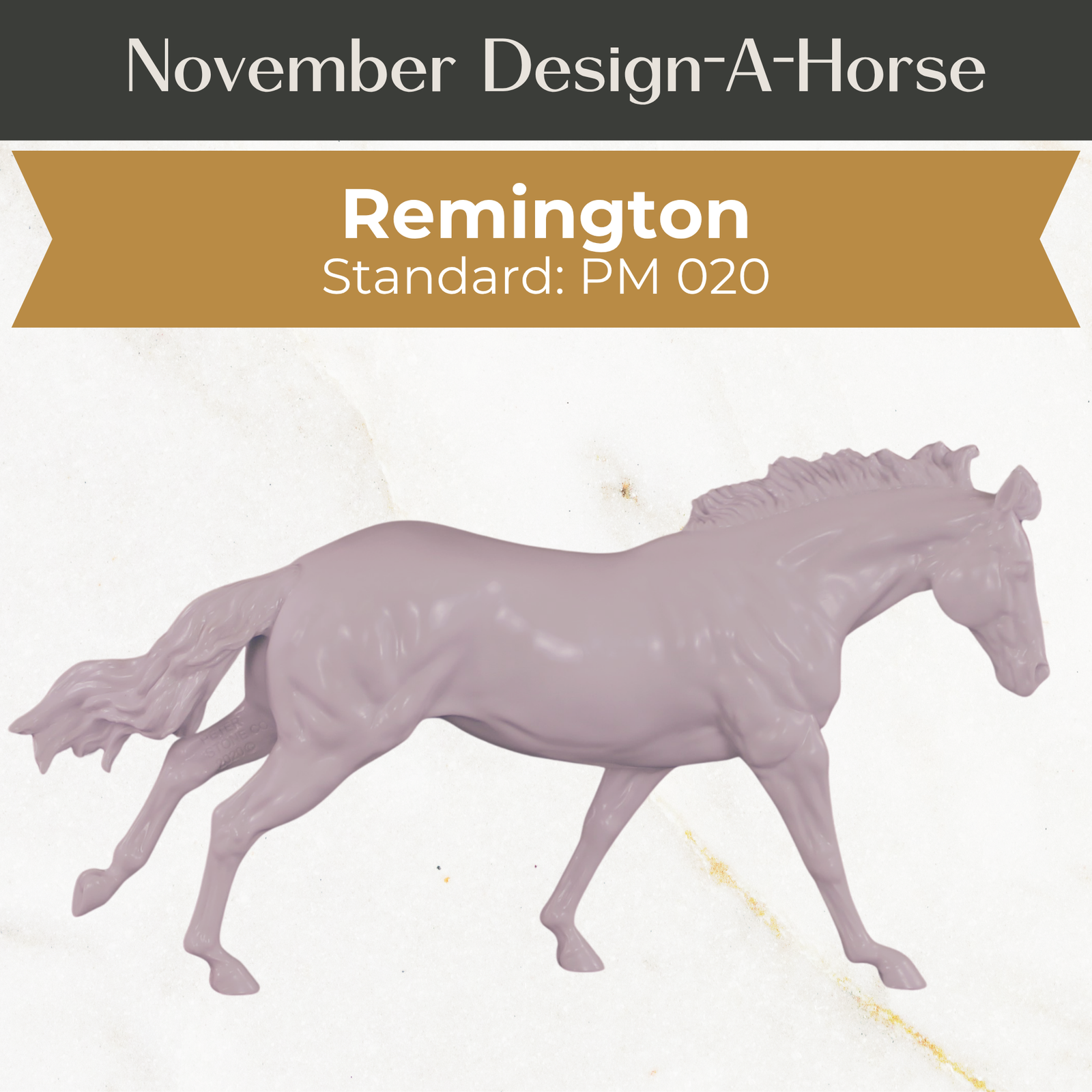 Design-A-Horse Stone Remington PM020 - November release 2025