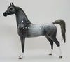HOPPER THE CHOPPER - OOAK Dark Grey Roan Arabian GLOSSY 8/14