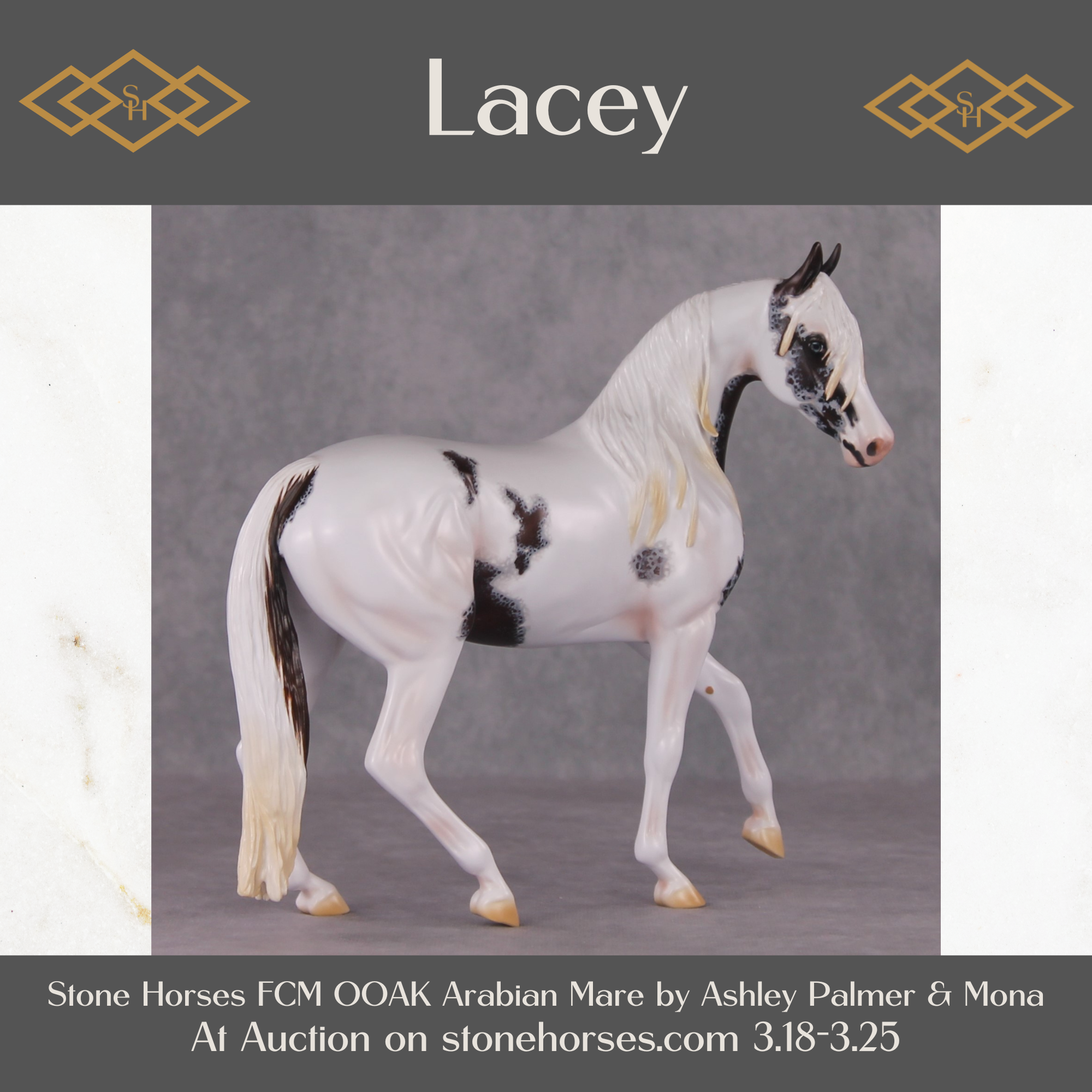 "Lacey" OOAK FCM Arab Mare By Ashley Palmer Best Offer 3.25.2025