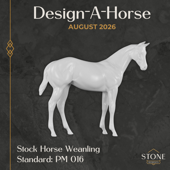 Design-A-Horse Stock Horse Weanling August Release DAH26 PM016