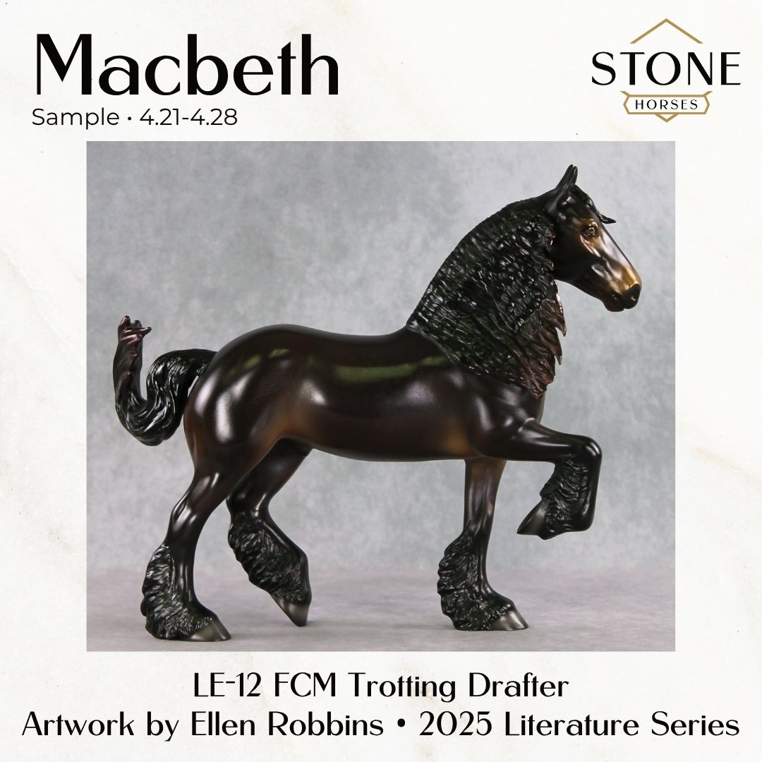 SAMPLE Macbeth LE-12 FCM Trotting Drafter by Ellen Robbins SS0426