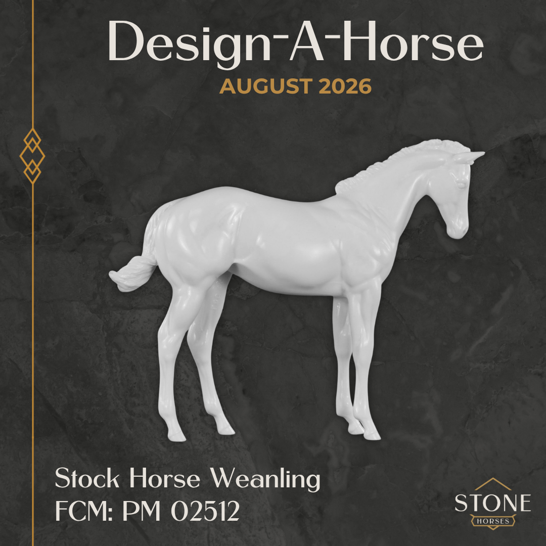 Design-A-Horse Stock Horse Weanling PM02512 - August release 2026