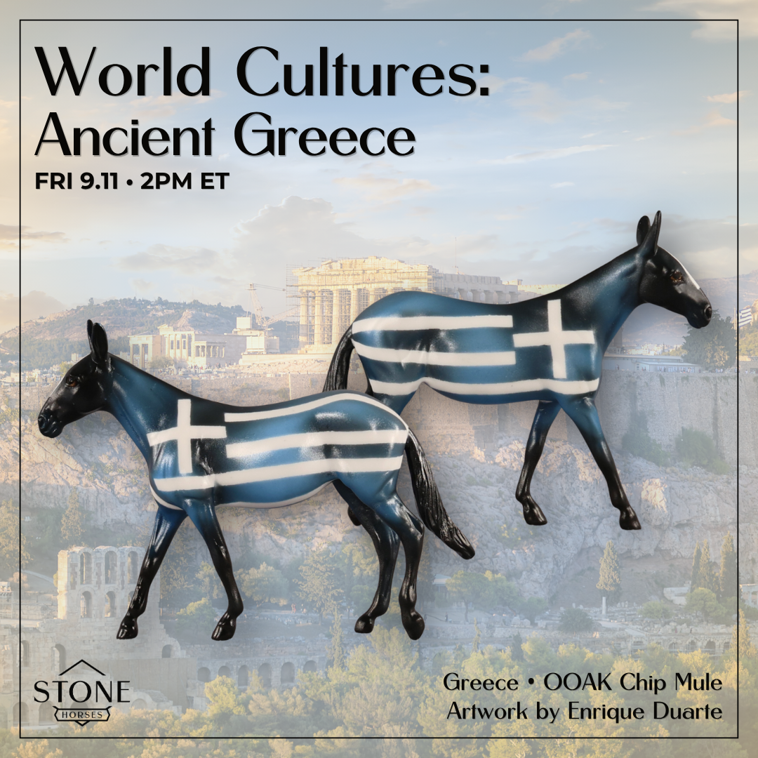 Greece OOAK Chip Mule by Enrique Duarte WC26