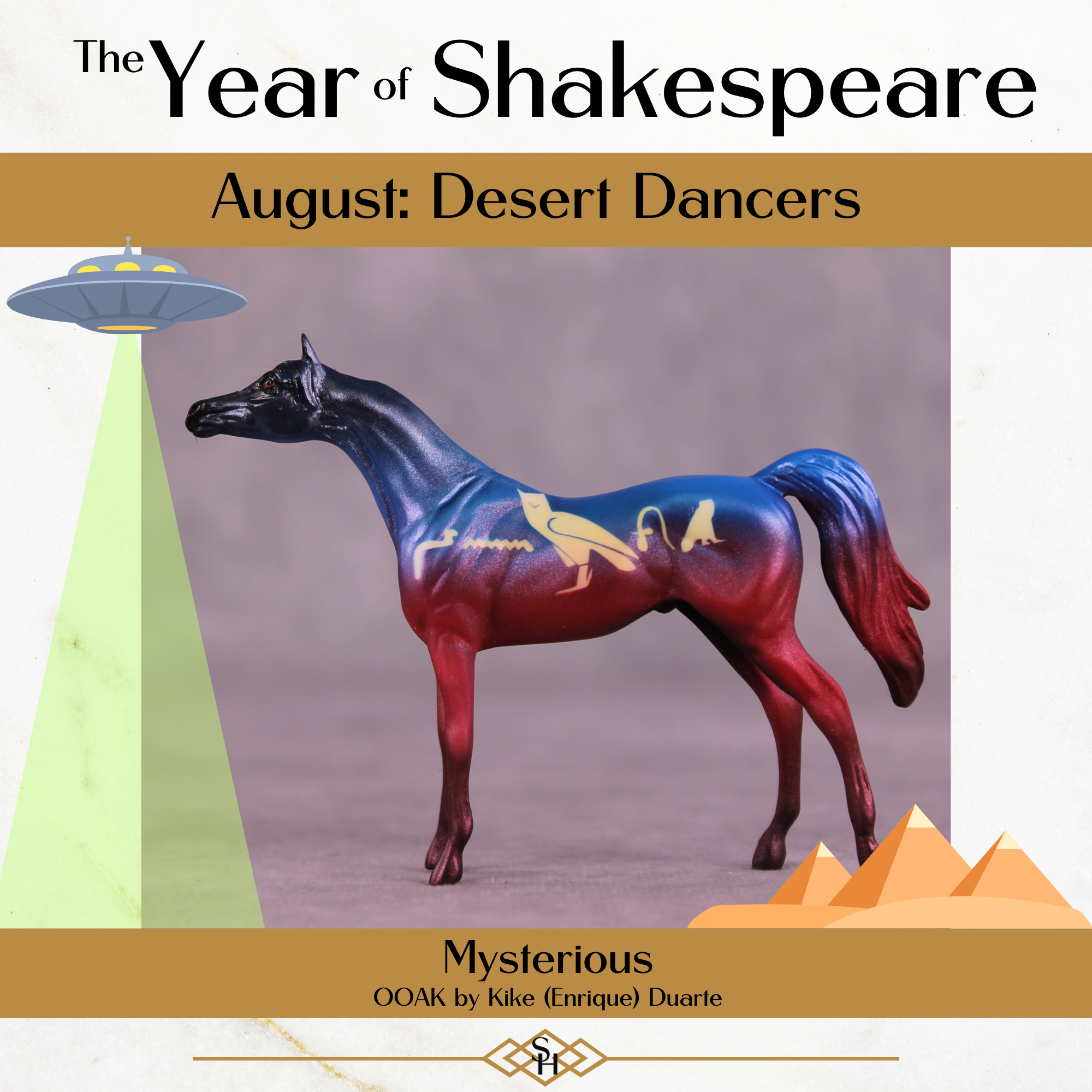 Mysterious OOAK Chip Arabian by Kike (Enrique) Duarte CL25