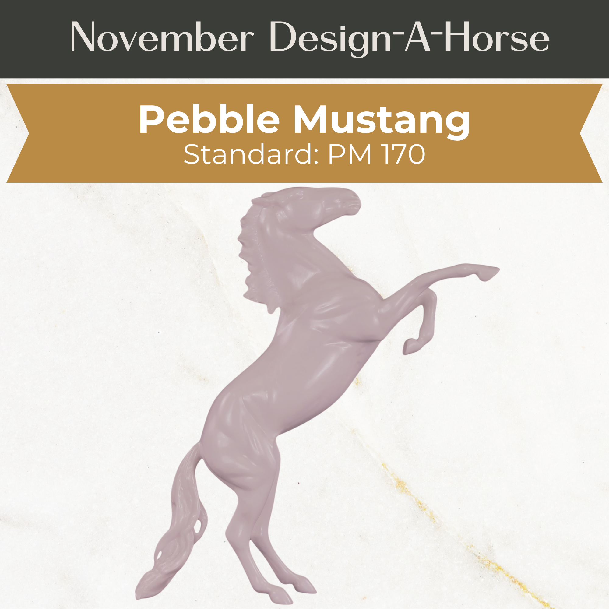 Design-A-Horse Pebbles Rearing PM170 - November Release 2025
