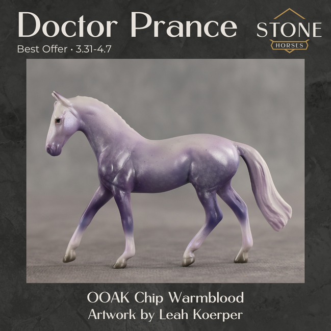 Doctor Prance OOAK Chip Warmblood by Leah Koerper Best Offer 3.31.2026