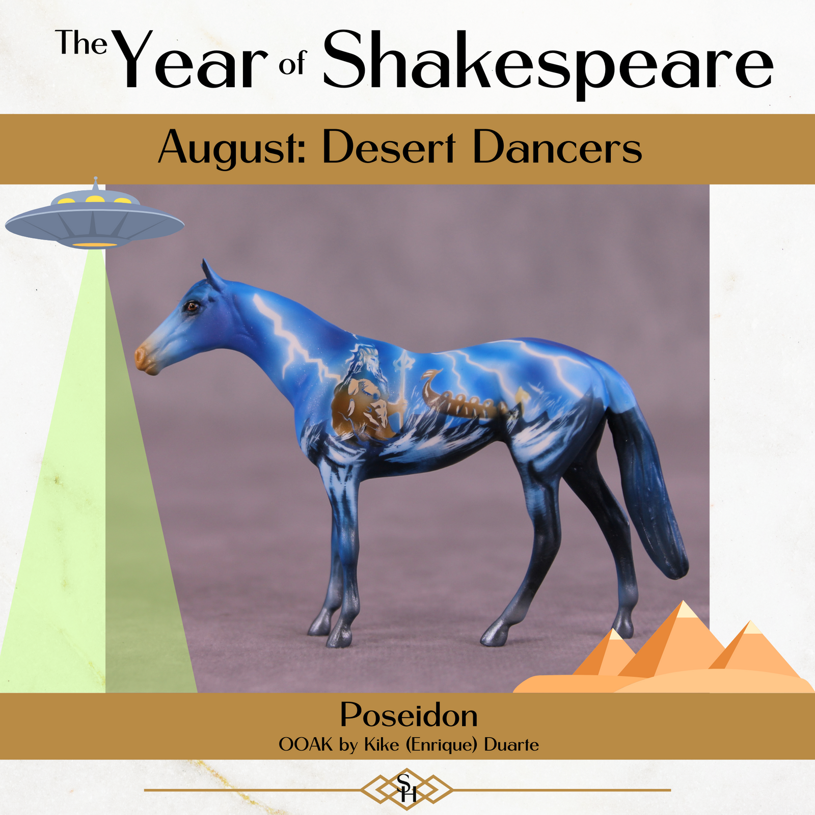 Poseidon OOAK Chip Thoroughbred by Kike (Enrique) Duarte CL25