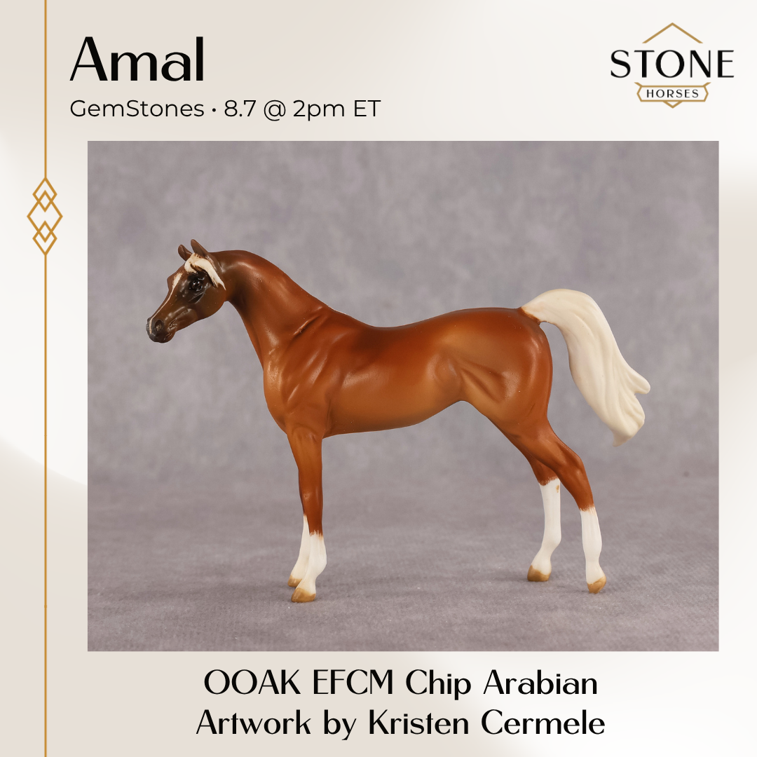 Amal OOAK EFCM Chip Arabian by Kristen Cermele GS26