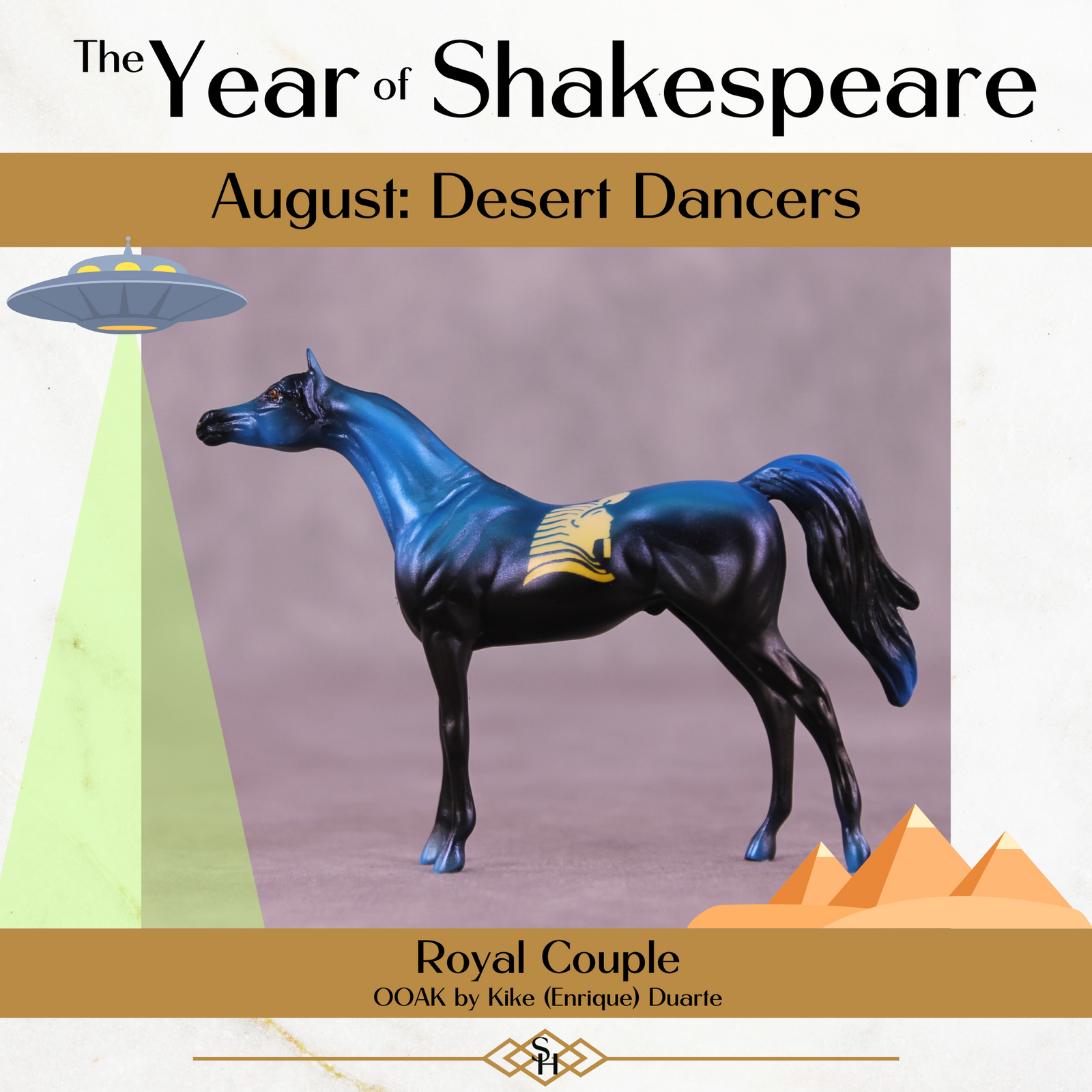 Royal Couple OOAK Chip Arabian by Kike (Enrique) Duarte CL25