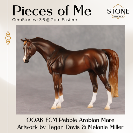 Pieces of Me OOAK FCM Pebble Arabian Mare by Tegan Davis & Melanie Miller GS26