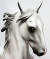 SEDARIS-OOAK DAPPLE GREY ETCHED PAINT SADDLEBRED MODEL HORSE 8/2
