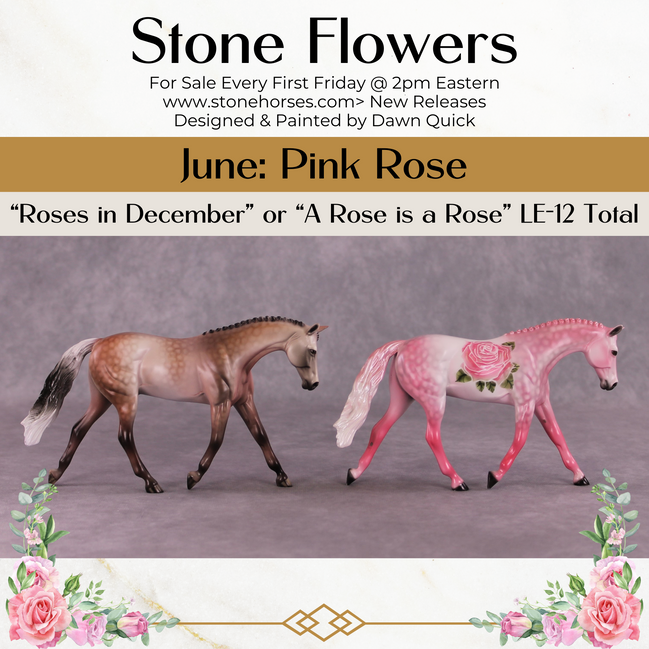 A Rose Is A Rose or Roses In December Pebble Warmblood by Dawn Quick FS25