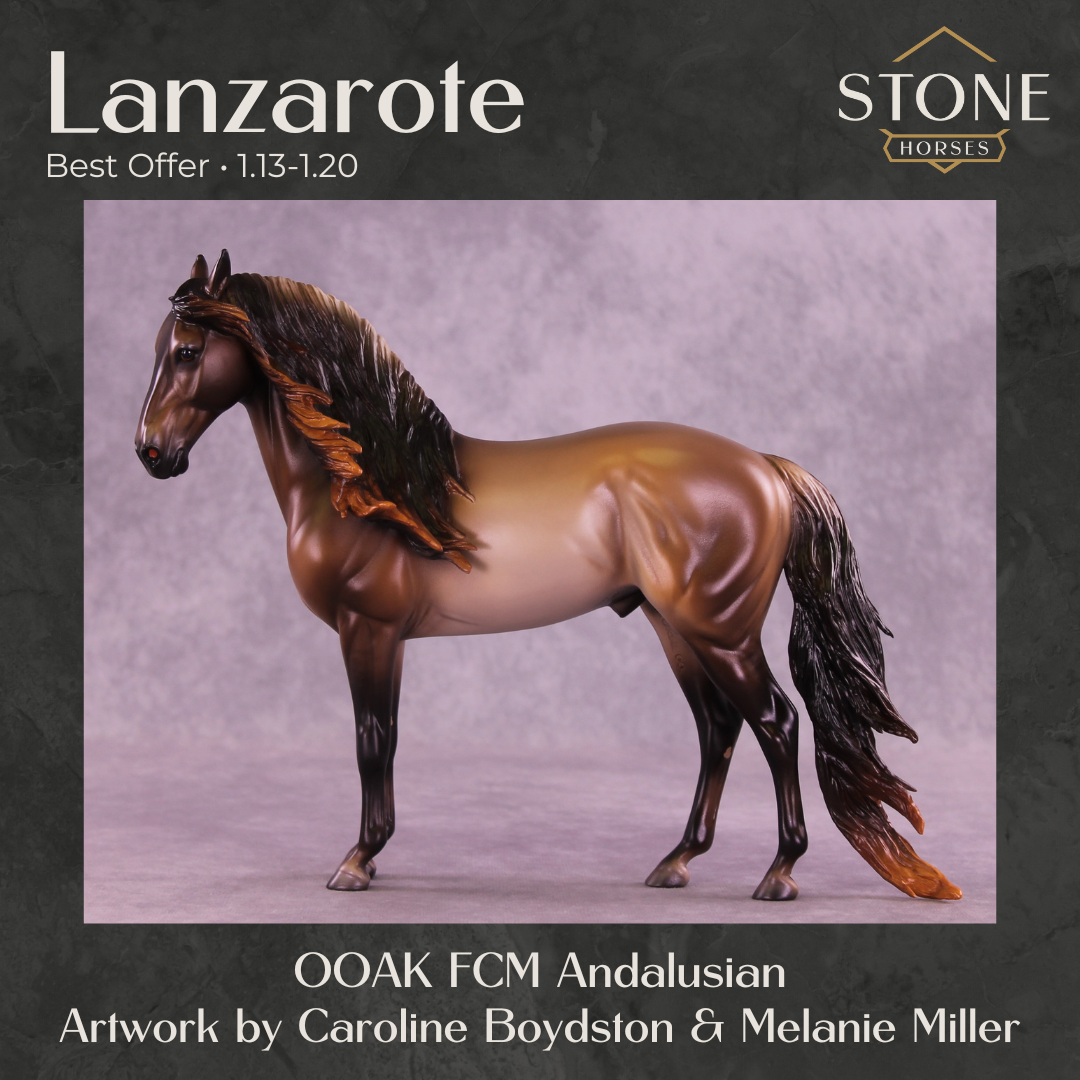 Lanzarote OOAK FCM Andalusian by Caroline Boydston & Melanie Miller Best Offer 1.13.2026