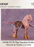 Lunar OOAK EFCM Chip Standing Drafter by Kristen Cermele GS26
