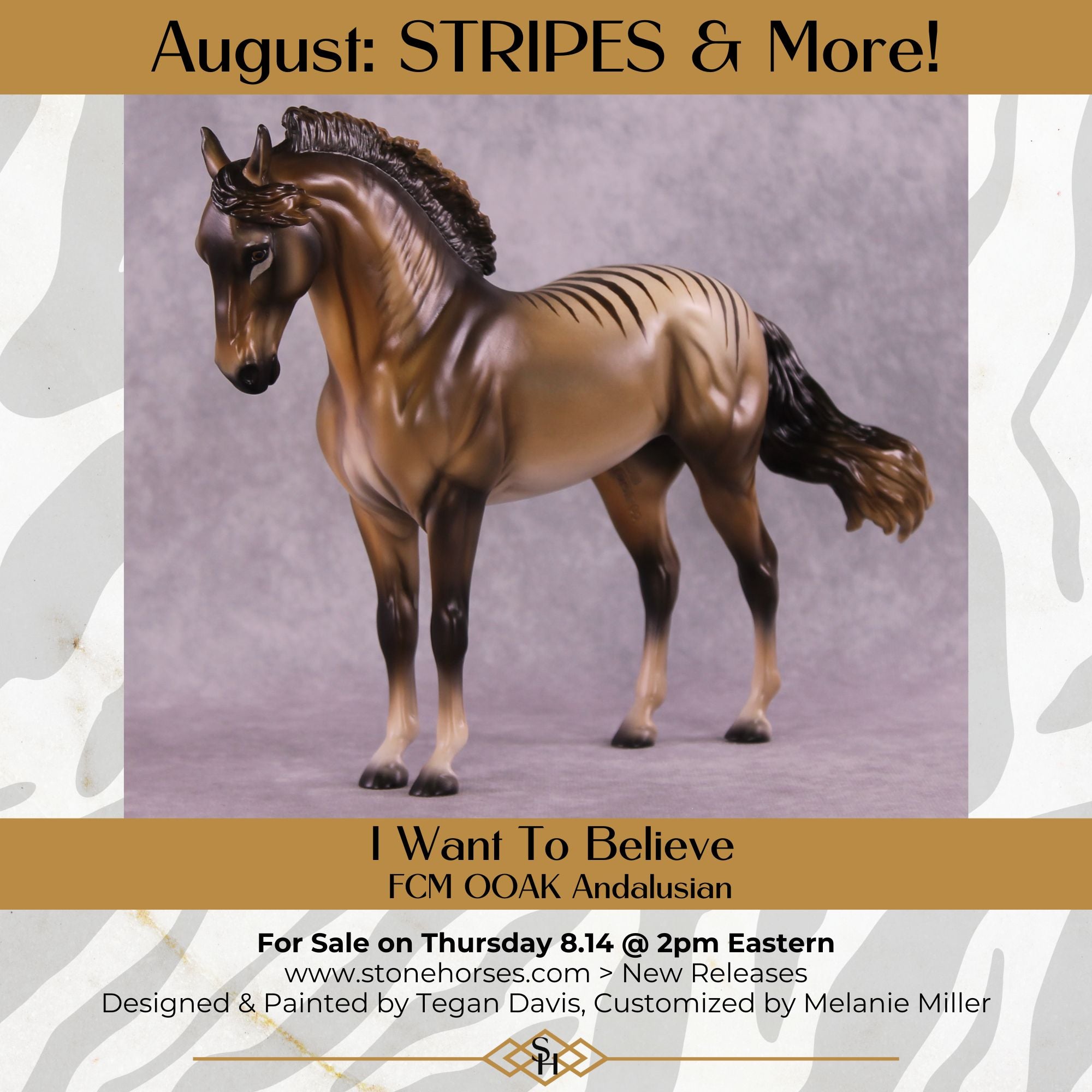 I Want To Believe OOAK FCM Andalusian by Tegan Davis GS825