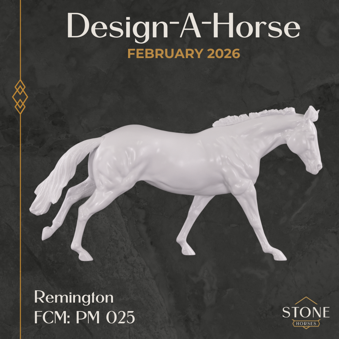 Design-A-Horse Stone Remington PM025 - February release 2026
