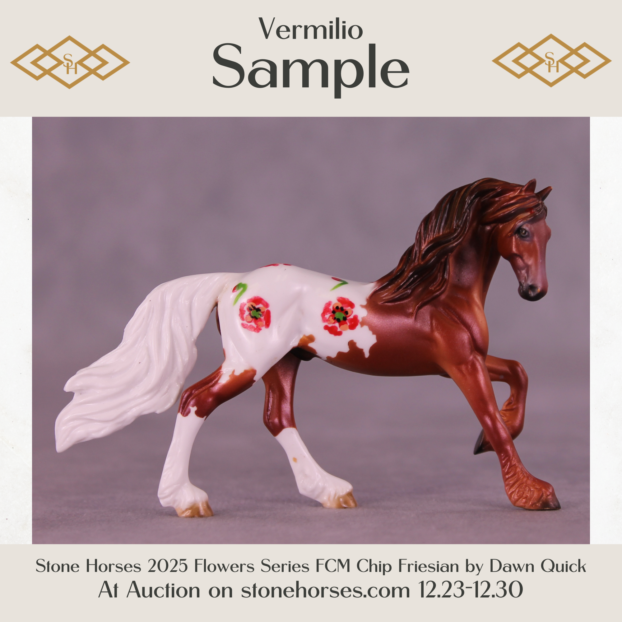 SAMPLE Vermilio LE-2 Chip Friesian by Dawn Quick HS25