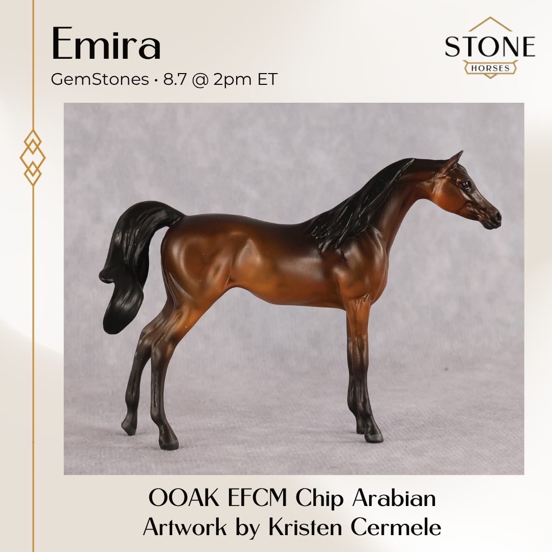 Emira OOAK EFCM Chip Arabian by Kristen Cermele GS26