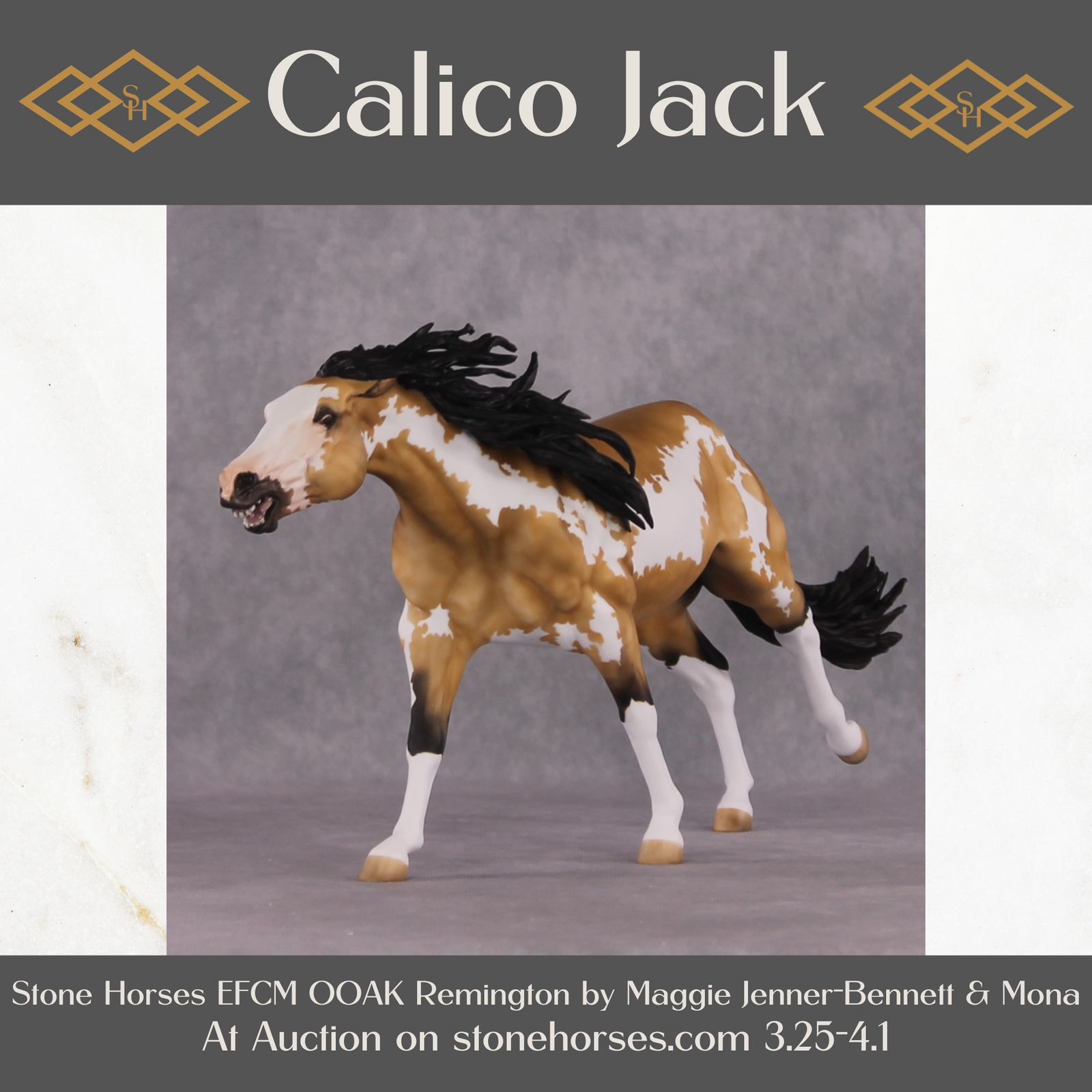 "Calico Jack" OOAK EFCM Remington By Maggie Jenner-Bennett