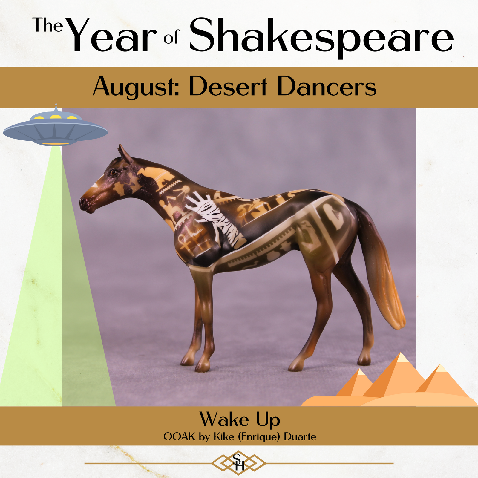 Wake Up OOAK Chip Thoroughbred by Kike (Enrique) Duarte CL25