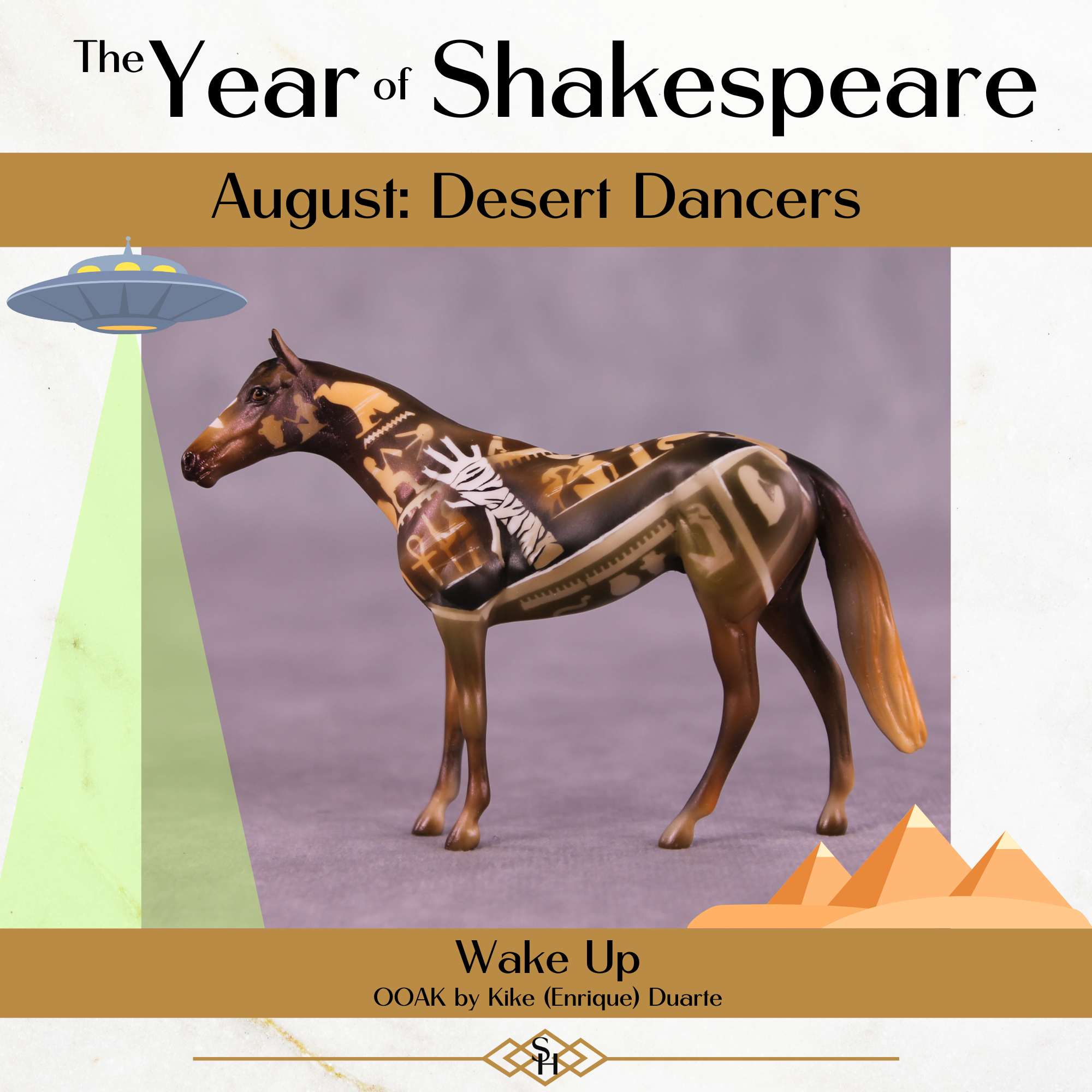 Wake Up OOAK Chip Thoroughbred by Kike (Enrique) Duarte CL25