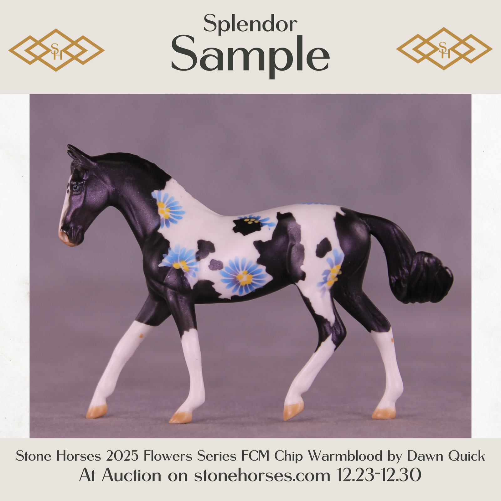 SAMPLE Splendor LE-6 FCM Chip Warmblood by Dawn Quick HS25