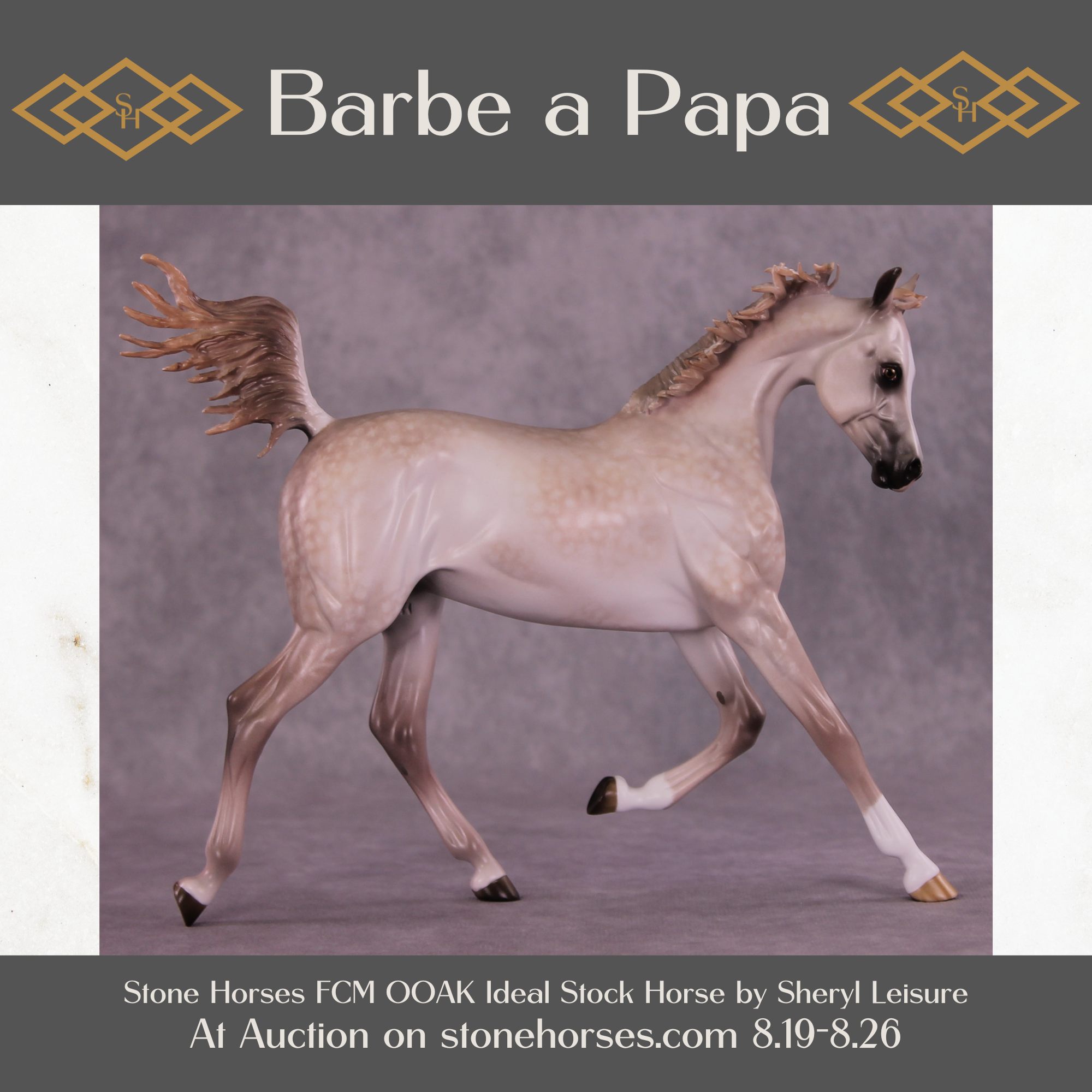 Barbe a Papa OOAK FCM Arabian Yearling by Sheryl Leisure Best Offer 08/26/25