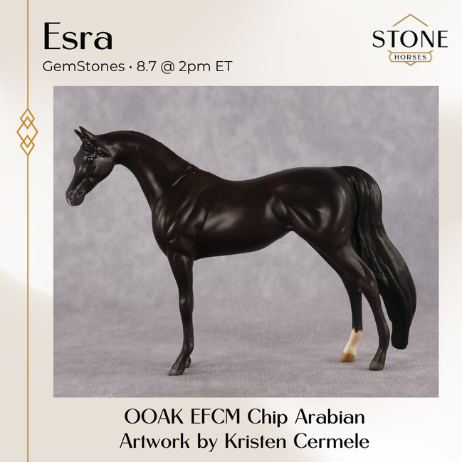Esra OOAK EFCM Chip Arabian by Kristen Cermele GS26