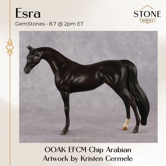 Esra OOAK EFCM Chip Arabian by Kristen Cermele GS26