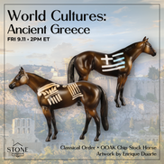 Classical Order OOAK Chip Stock Horse by Enrique Duarte WC26