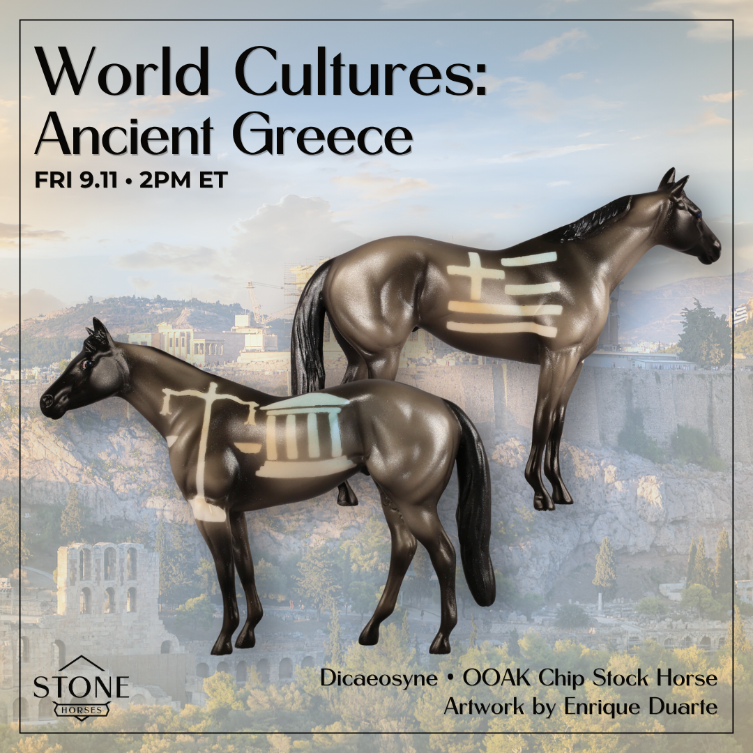 Dicaeosyne OOAK Chip Stock Horse by Enrique Duarte WC26