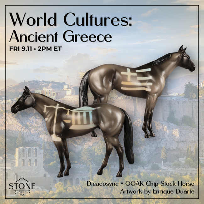 Dicaeosyne OOAK Chip Stock Horse by Enrique Duarte WC26