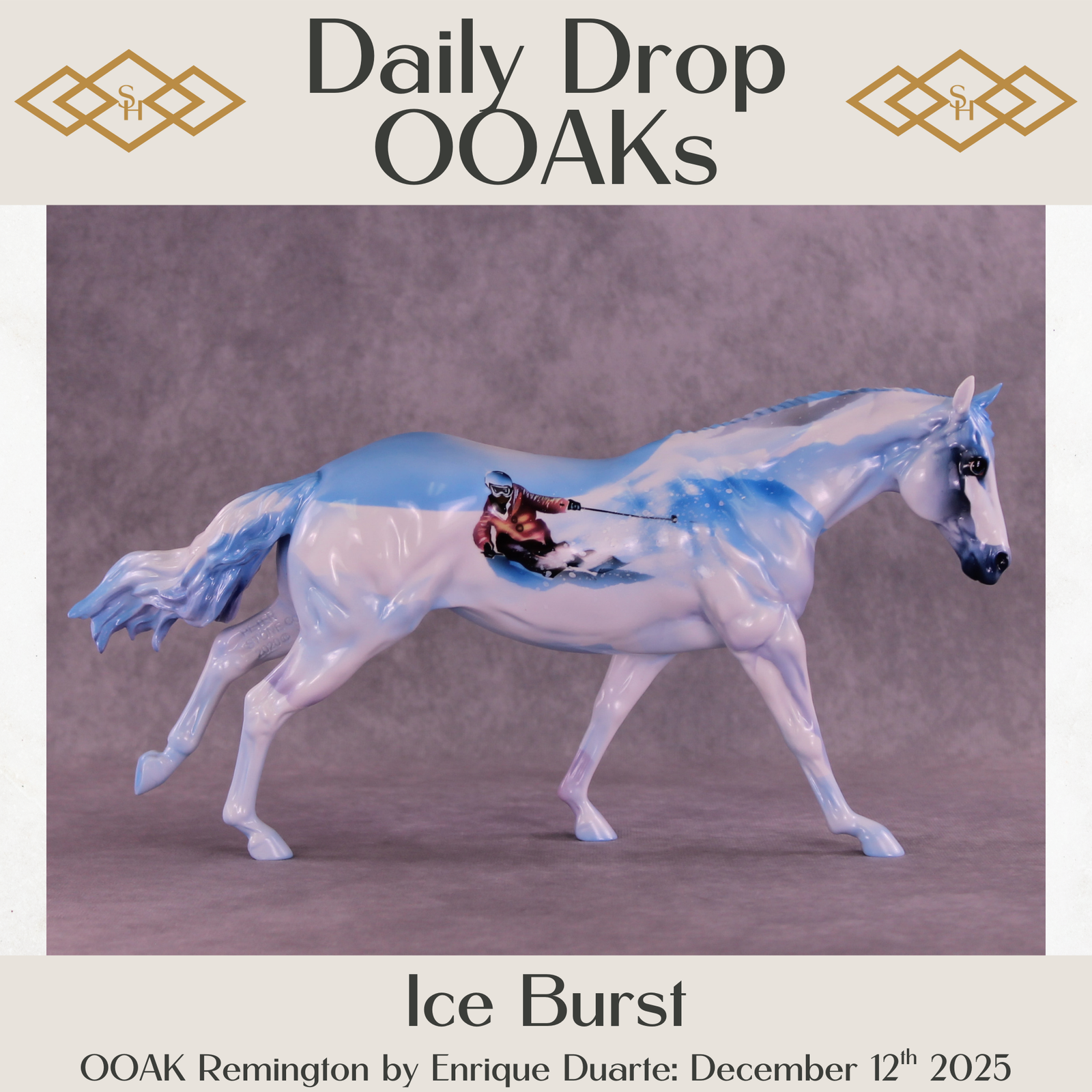 Ice Burst OOAK Remington by Enrique Duarte DDOOAKs25