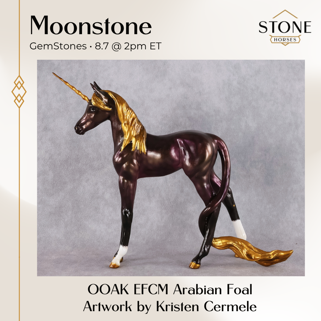 Moonstone OOAK EFCM Arabian Foal by Kristen Cermele GS26