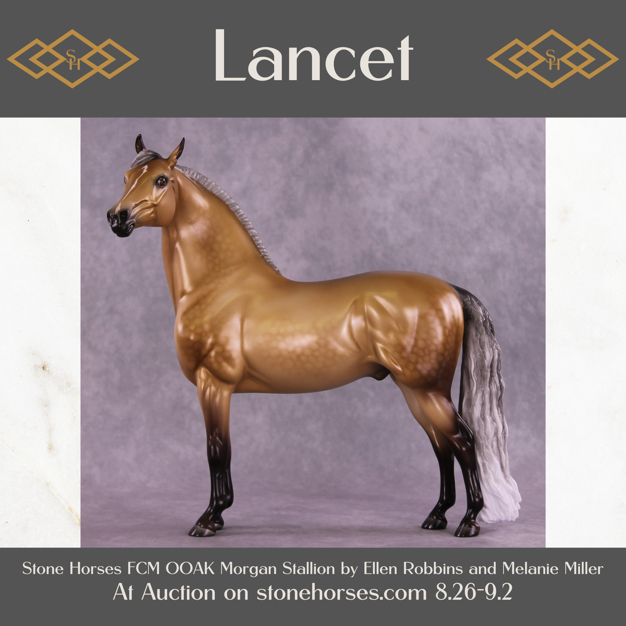 Lancet OOAK FCM Morgan Stallion by Ellen Robbins Best Offer 9/2/2025