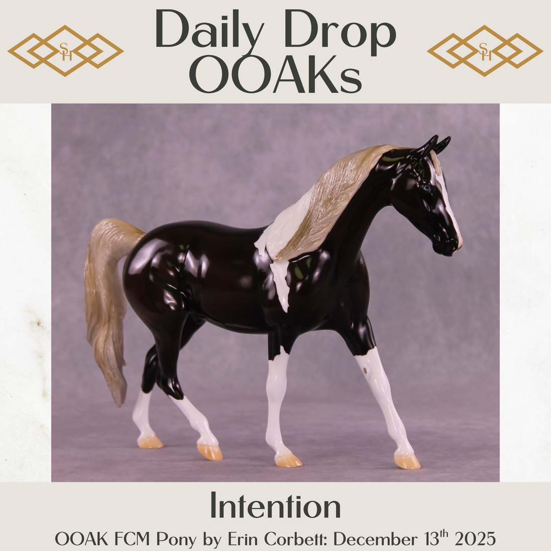 Intention OOAK FCM Pony by Erin Corbett DDOOAKs25