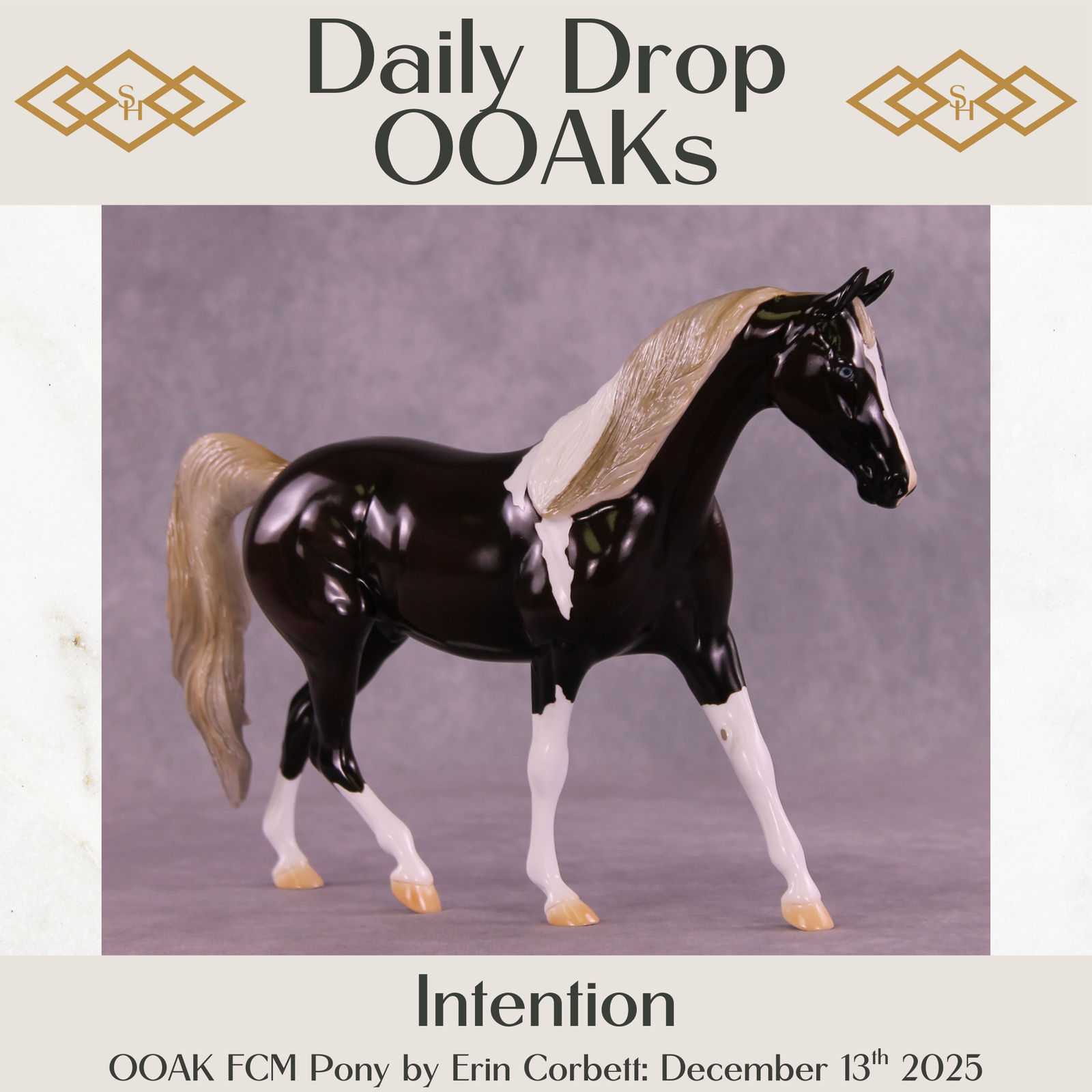 Intention OOAK FCM Pony by Erin Corbett DDOOAKs25
