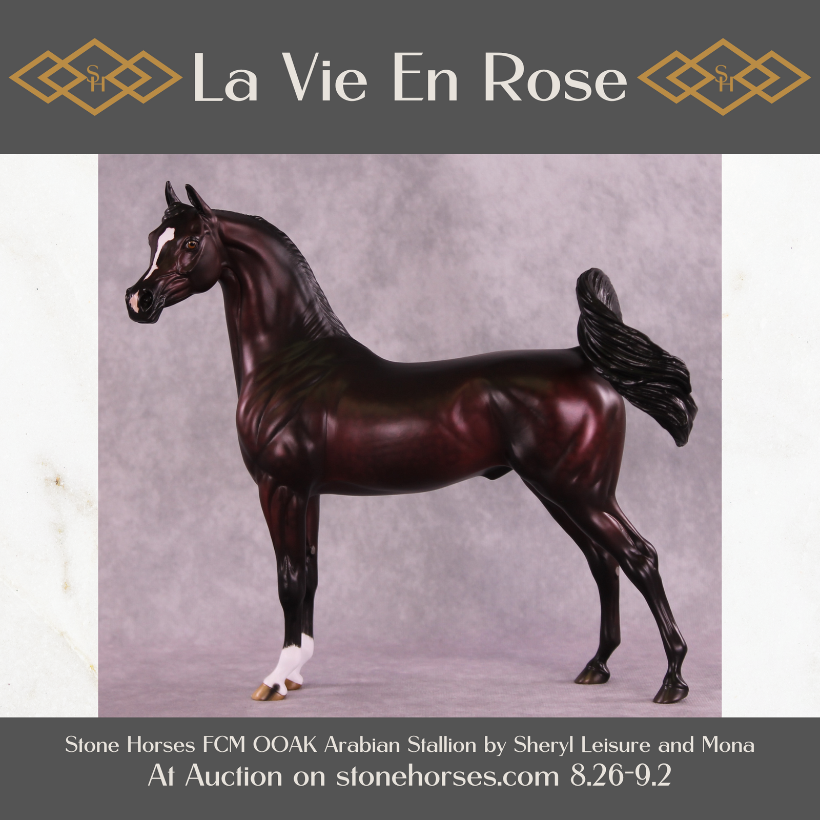 La Vie En Rose OOAK FCM Arabian Stallion by Sheryl Leisure Best Offer 9/2/2025