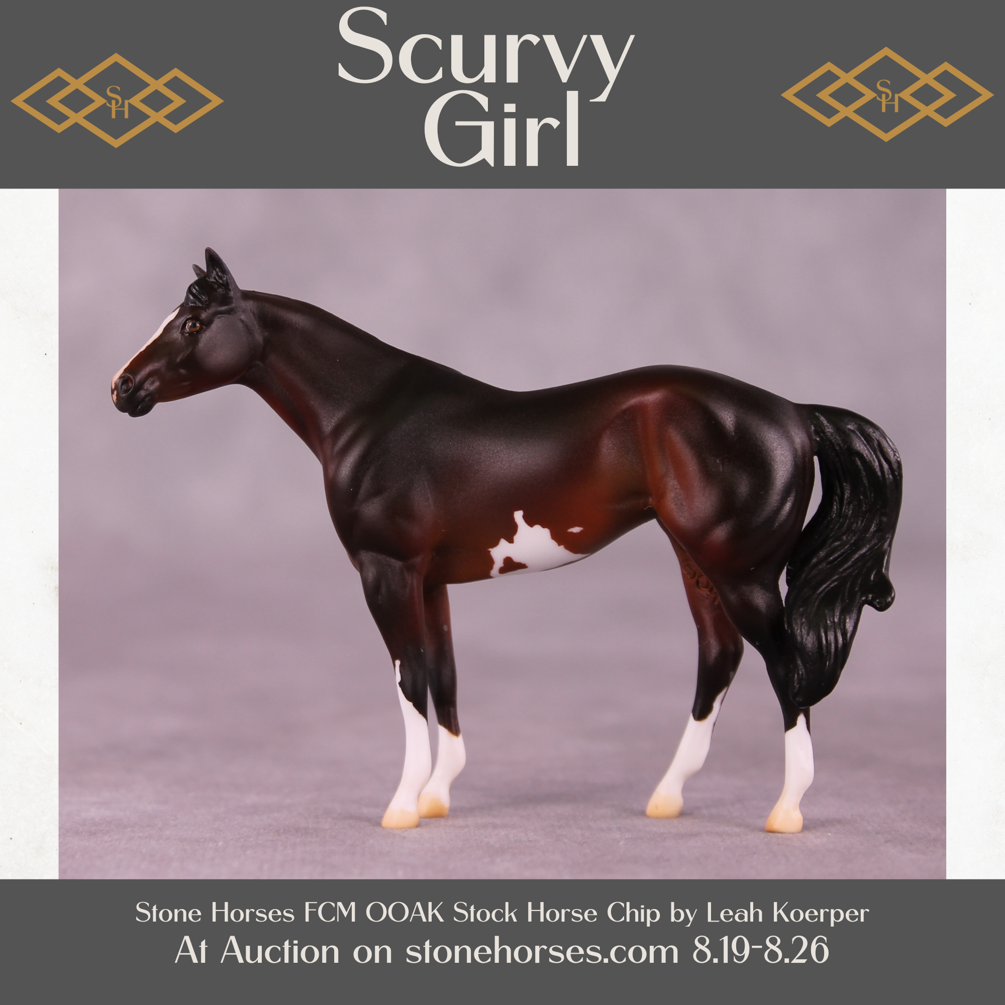 Scurvy Girl FCM Stock Chip by Leah Koerper SS825