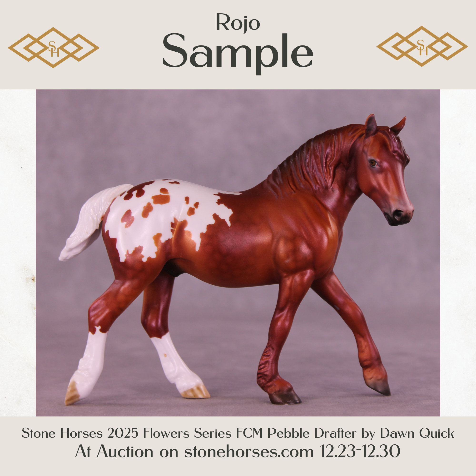 SAMPLE Rojo LE-6 FCM Pebble Drafter by Dawn Quick HS25