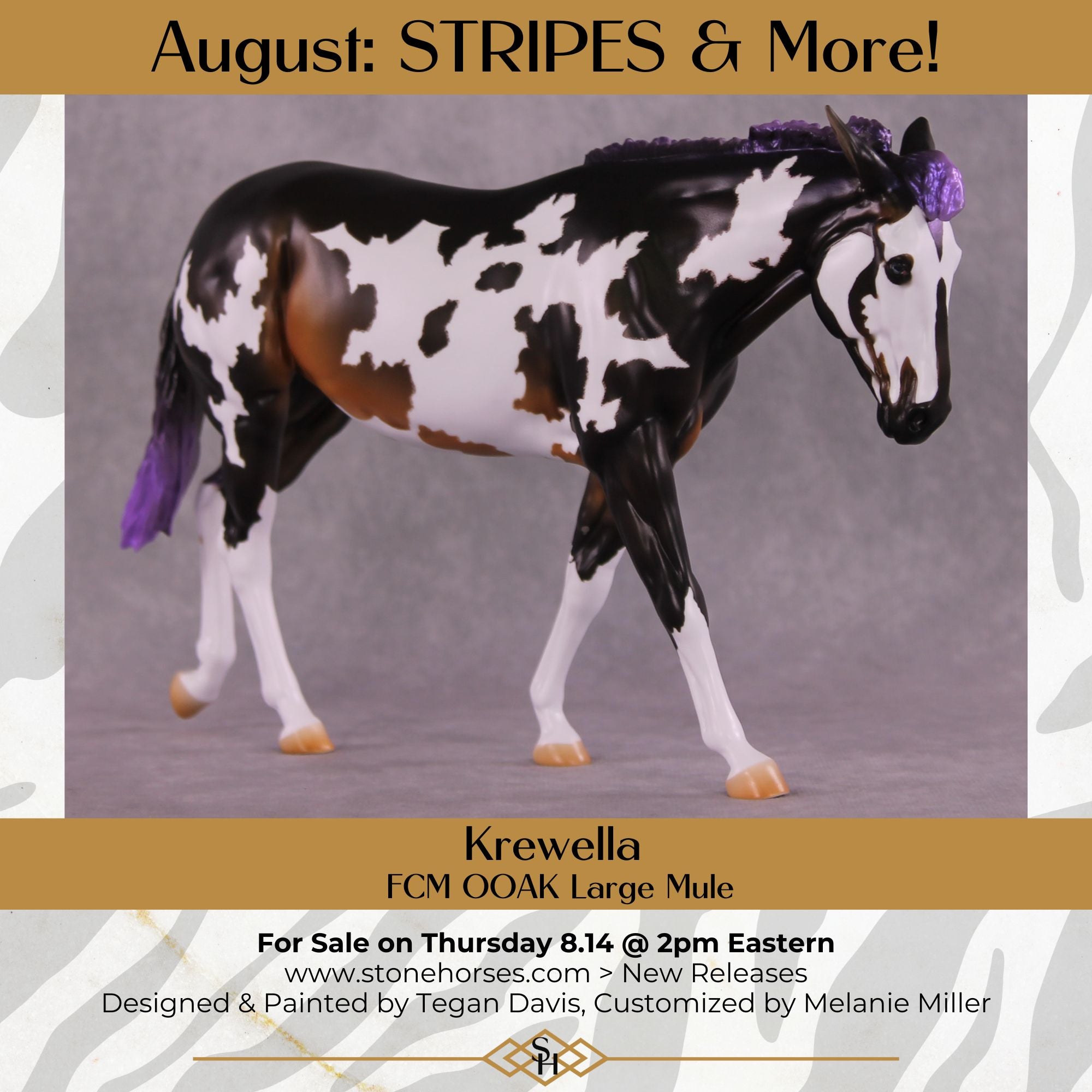 Krewella OOAK FCM Large Mule by Tegan Davis GS825