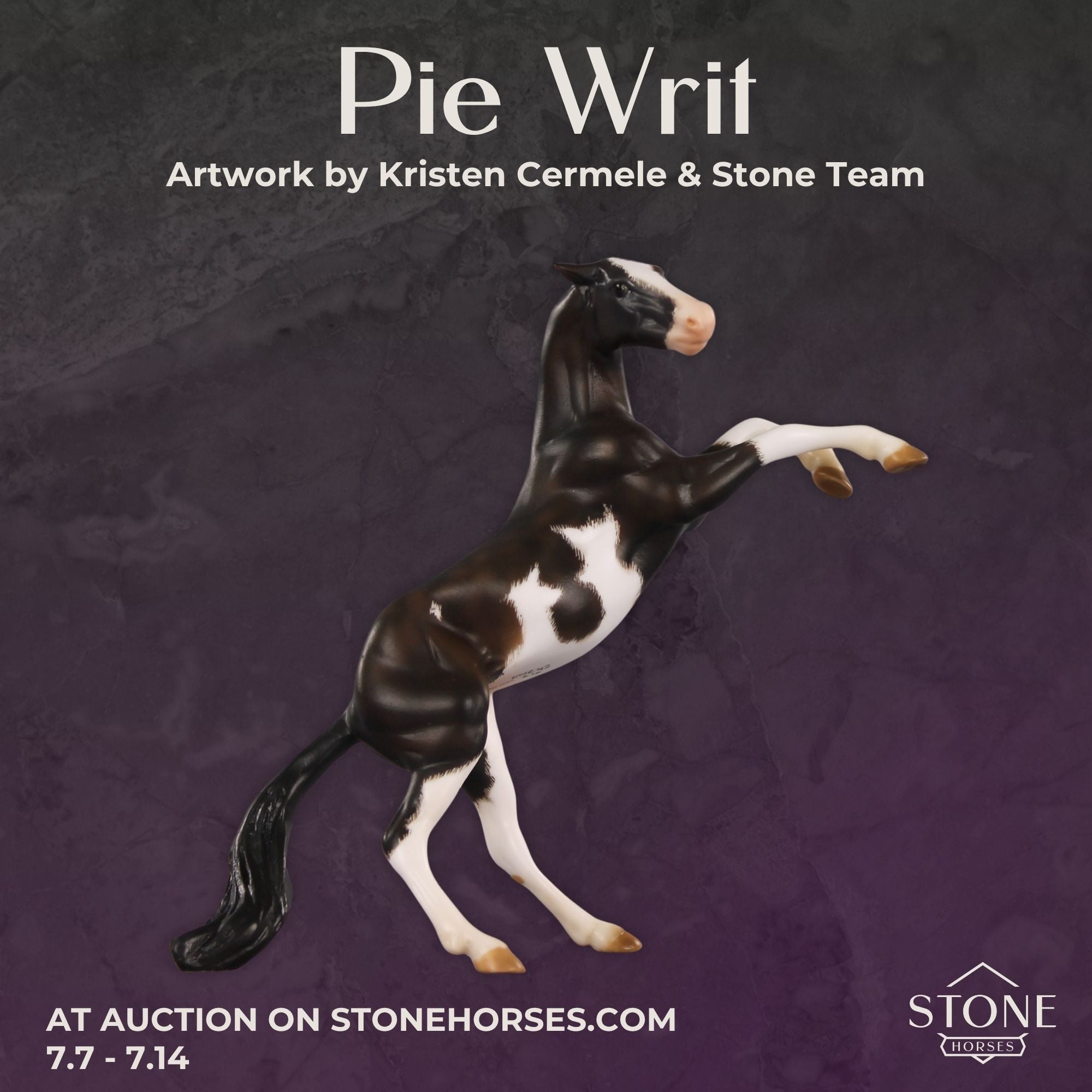 Pie Writ OOAK FCM Chip Mustang by Kristen Cermele EQ26